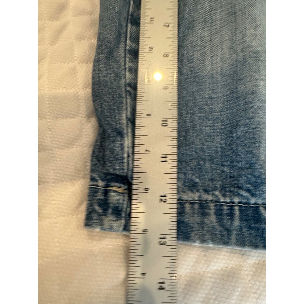 Vintage 90s JNCO Jeans Mens Cobra Snake Embroidered Baggy Denim Shorts size 32 - Picture 8 of 9